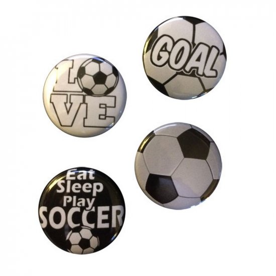 Flair Buttons - Soccer