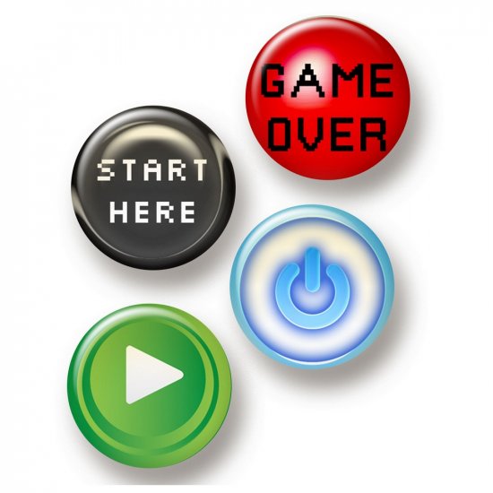 Flair Buttons - Video Game