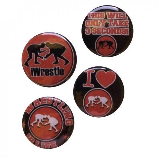 Flair Buttons - Wrestling