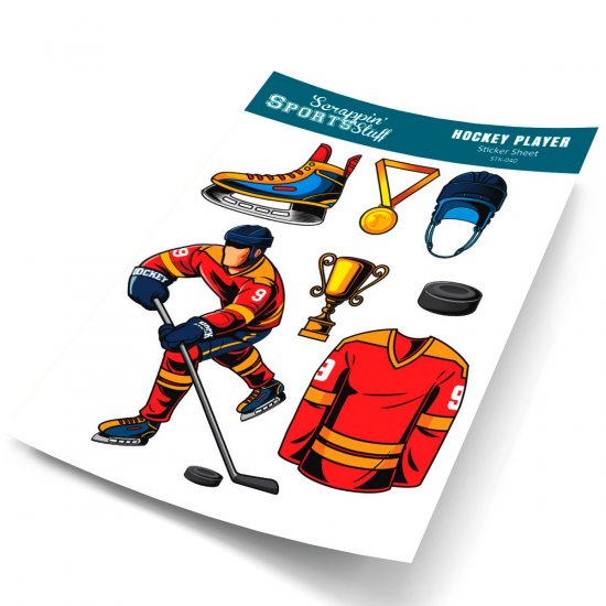Stickers - Hockey Player