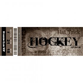 Scrappin' Stuff - Hockey Ticket