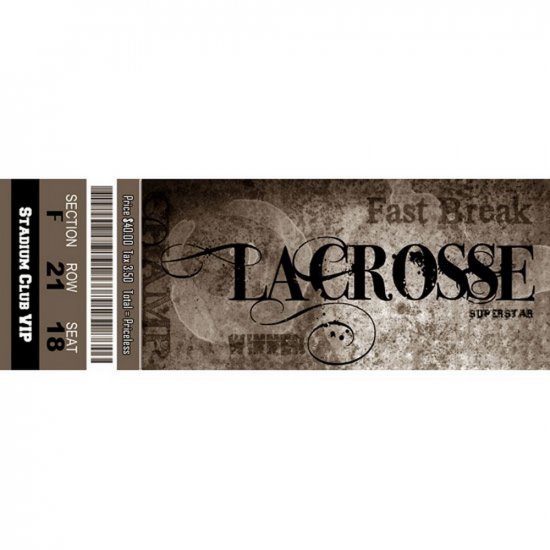 Scrappin\' Stuff - Lacrosse Ticket