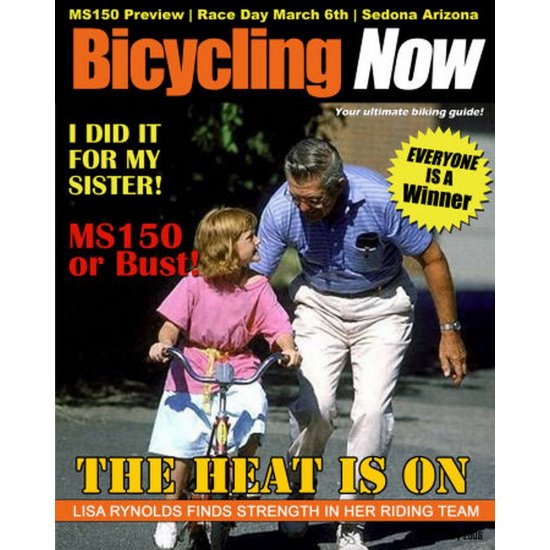 Magazine Cover - Biking