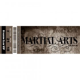 Scrappin' Stuff - Martial Arts Ticket