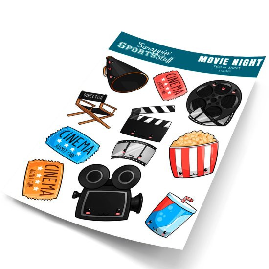 Stickers - Movie Night