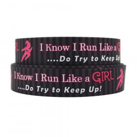 Q&N Ribbon - Run Like a Girl Ribbon