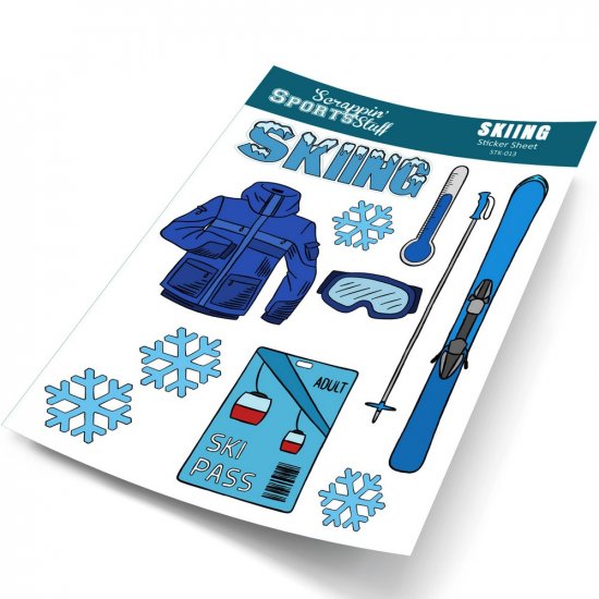 Stickers - Skiing