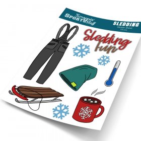 Stickers - Sledding