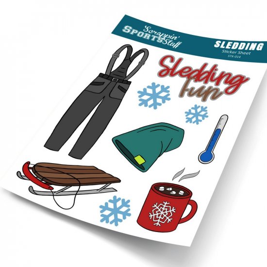 Stickers - Sledding