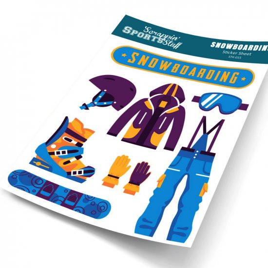 Stickers - Snowboarding