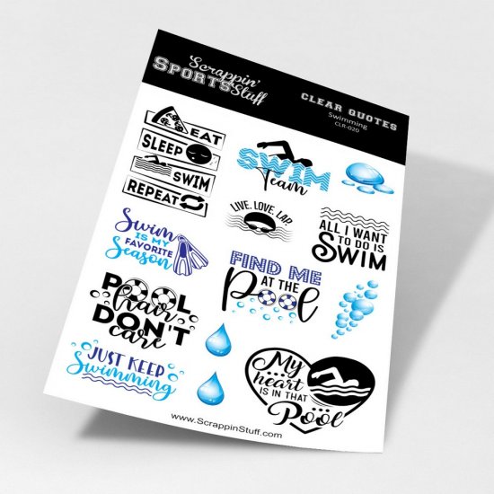 Clear Quotes - Swimming
