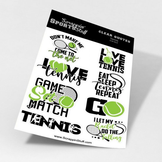 Clear Quotes - Tennis