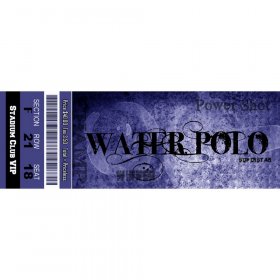 Scrappin' Stuff - Water Polo Ticket