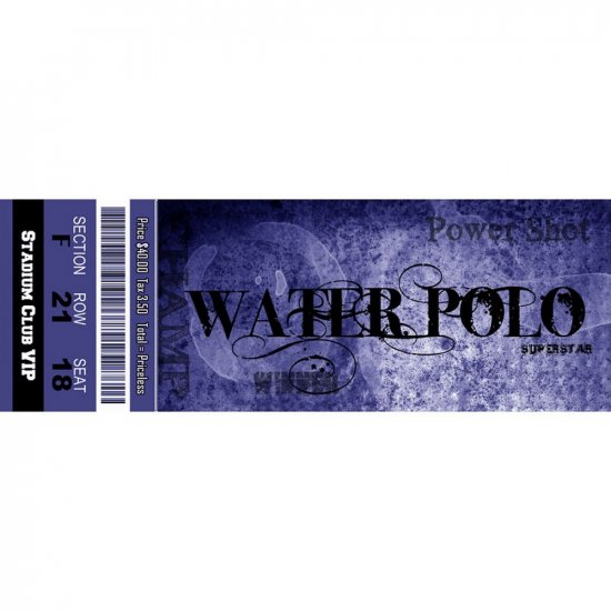 Scrappin\' Stuff - Water Polo Ticket