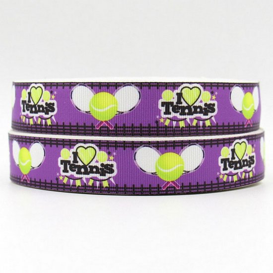 WM Ribbon - I Love Tennis Ribbon