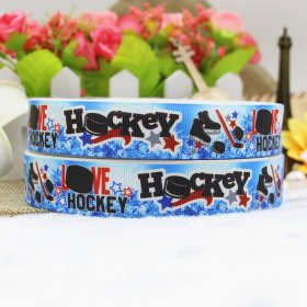 WM Ribbon - Love Hockey Ribbon