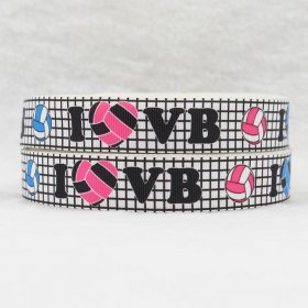 WM Ribbon - Love Volleyball Ribbon
