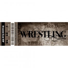 Scrappin' Stuff - Wrestling Ticket