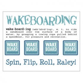 SRM - Say It With Stickers - Wakeboarding