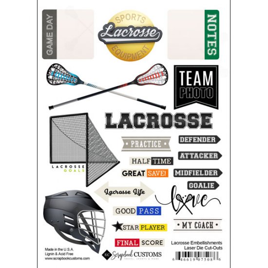 Stamping Station - Lacrosse Embellishments