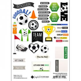 Stamping Station - Soccer Embellishments