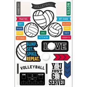 Stamping Station - Volleyball Embellishments