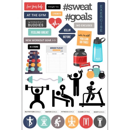 Stamping Station - Crossfit Embellishments