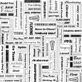 Stamping Station - Cheerleading Background Paper