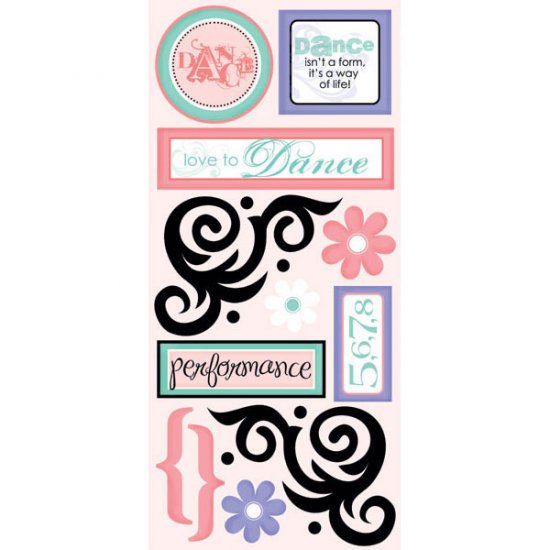 Stamping Station - Dance Sticker