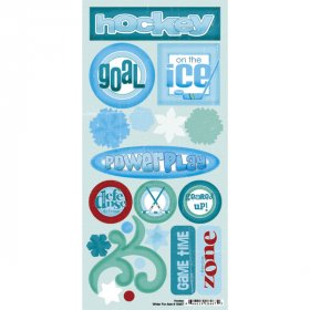 Stamping Station - Hockey Sticker