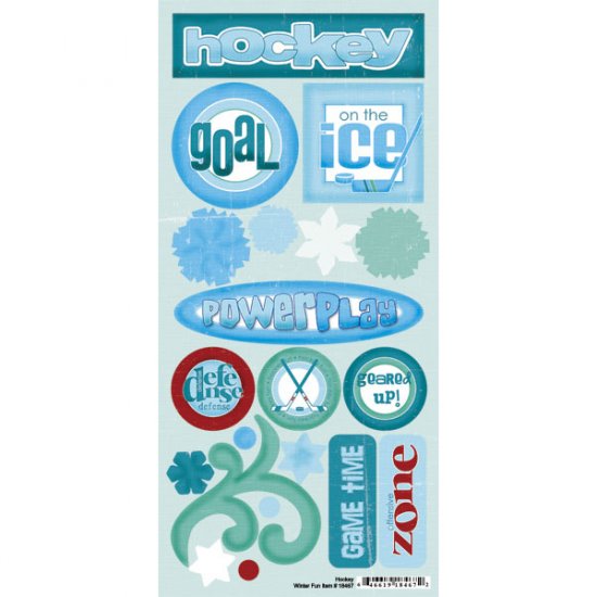 Stamping Station - Hockey Sticker