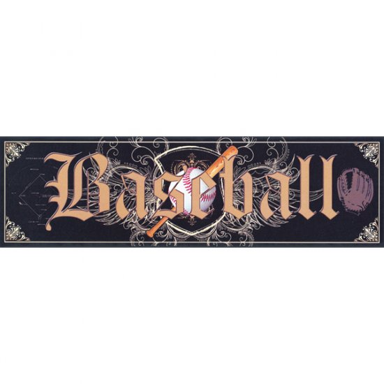 Stamping Station - Baseball Trendy Sticker