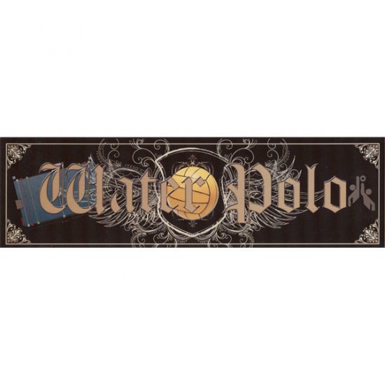 Stamping Station - Water Polo Trendy Sticker