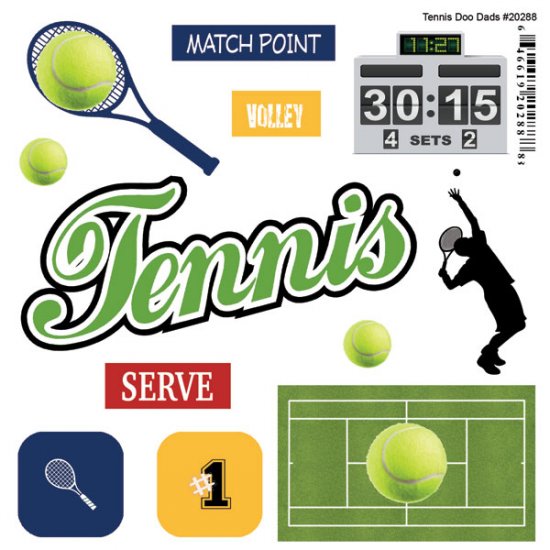 Stamping Station - Tennis Doo Dads