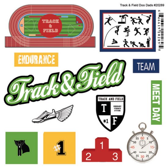 Stamping Station - Track & Field Doo Dads