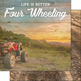 Stamping Station - Life is Better Four Wheeling Paper