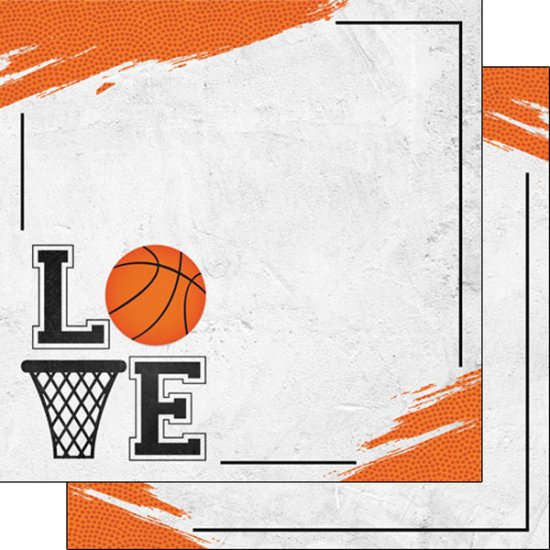 Stamping Station - Basketball Love Paper