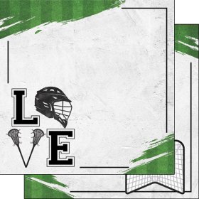 Stamping Station - Lacrosse Love Paper