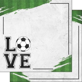 Stamping Station - Soccer Love Paper