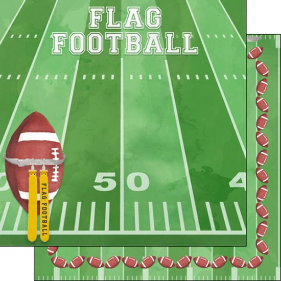 Stamping Station - Flag Football Watercolor Paper