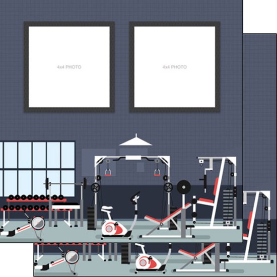 Stamping Station - Crossfit Quick Page Right Paper
