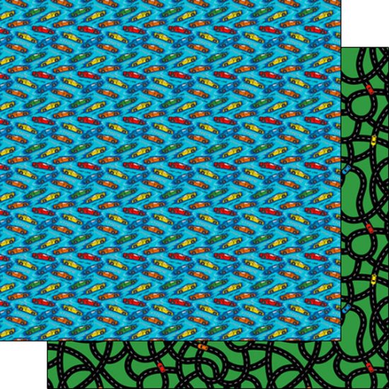 Stamping Station - Race Cars Paper