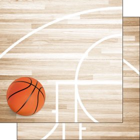 Stamping Station - Basketball on Court Paper