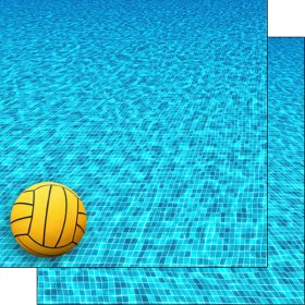 Stamping Station - Water Polo in Pool Paper