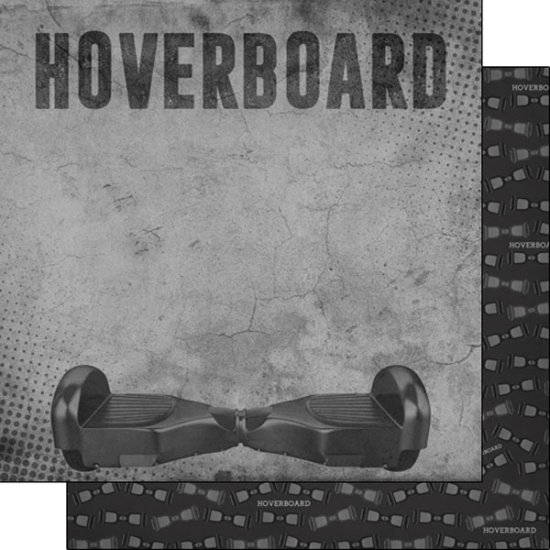 Stamping Station - Hoverboard Grunge Paper