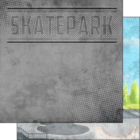 Stamping Station - Skate Park Grunge Paper