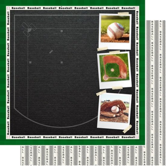 Stamping Station - Baseball Craft Right Paper