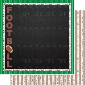 Stamping Station - Football Craft Left Paper