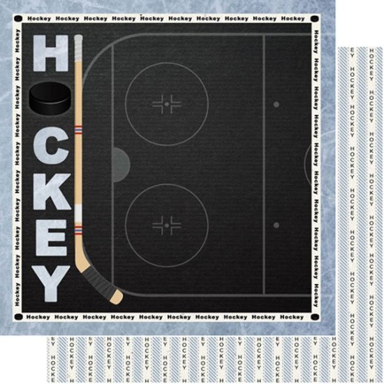 Stamping Station - Hockey Craft Left Paper