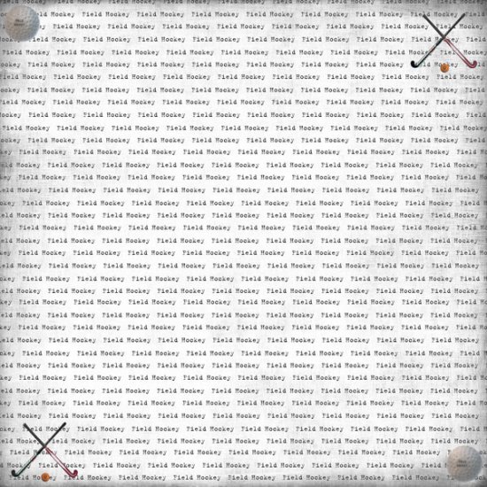 Stamping Station - Field Hockey Typewriter Paper